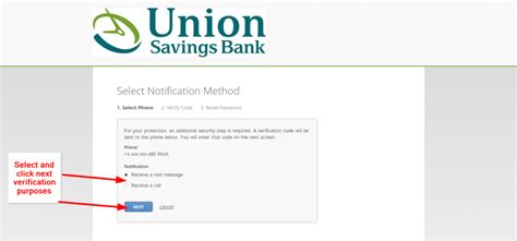 union savings bank login business